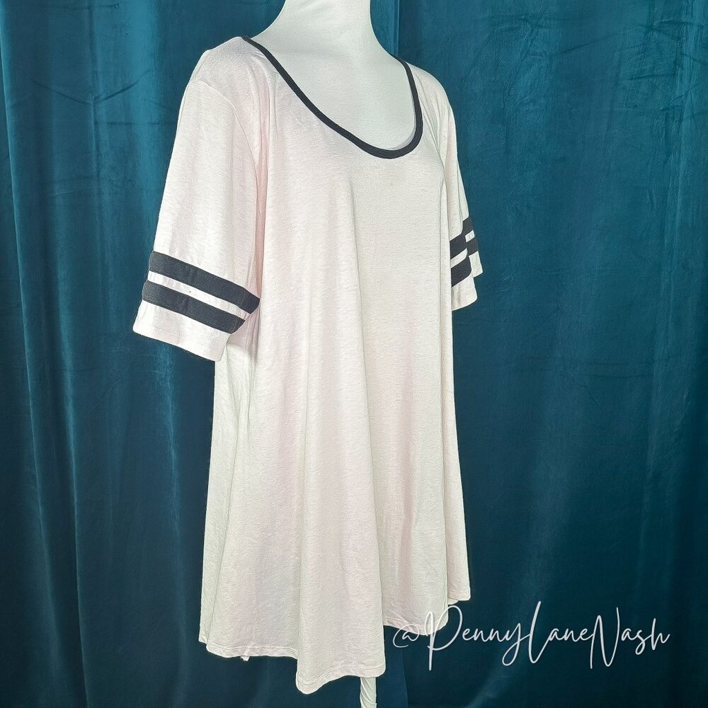 Lularoe Perfect T Tunic Top 3XL Pink - Picture 4 of 11